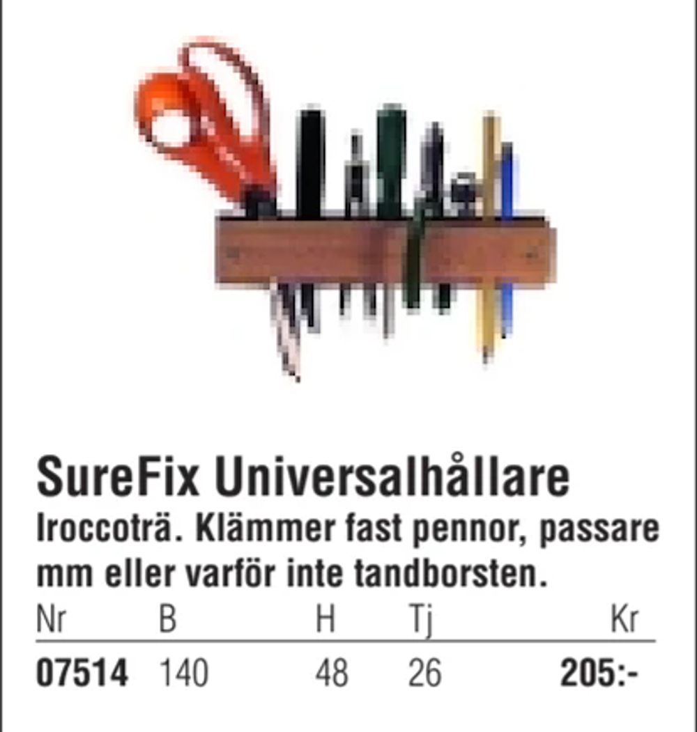 Erbjudanden på SureFix Universalhållare från Erlandsons Brygga för 205 kr