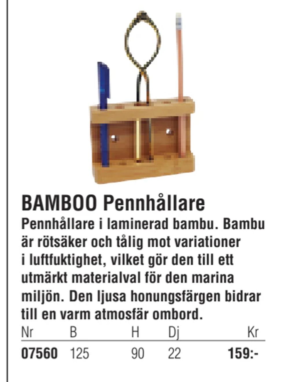 Erbjudanden på BAMBOO Pennhållare från Erlandsons Brygga för 159 kr