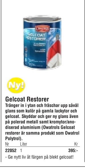 Gelcoat Restorer