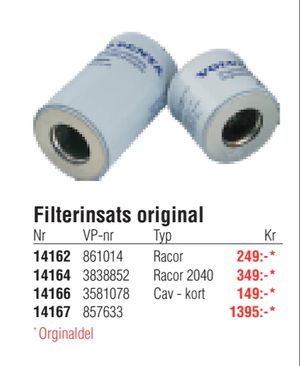 Filterinsats original