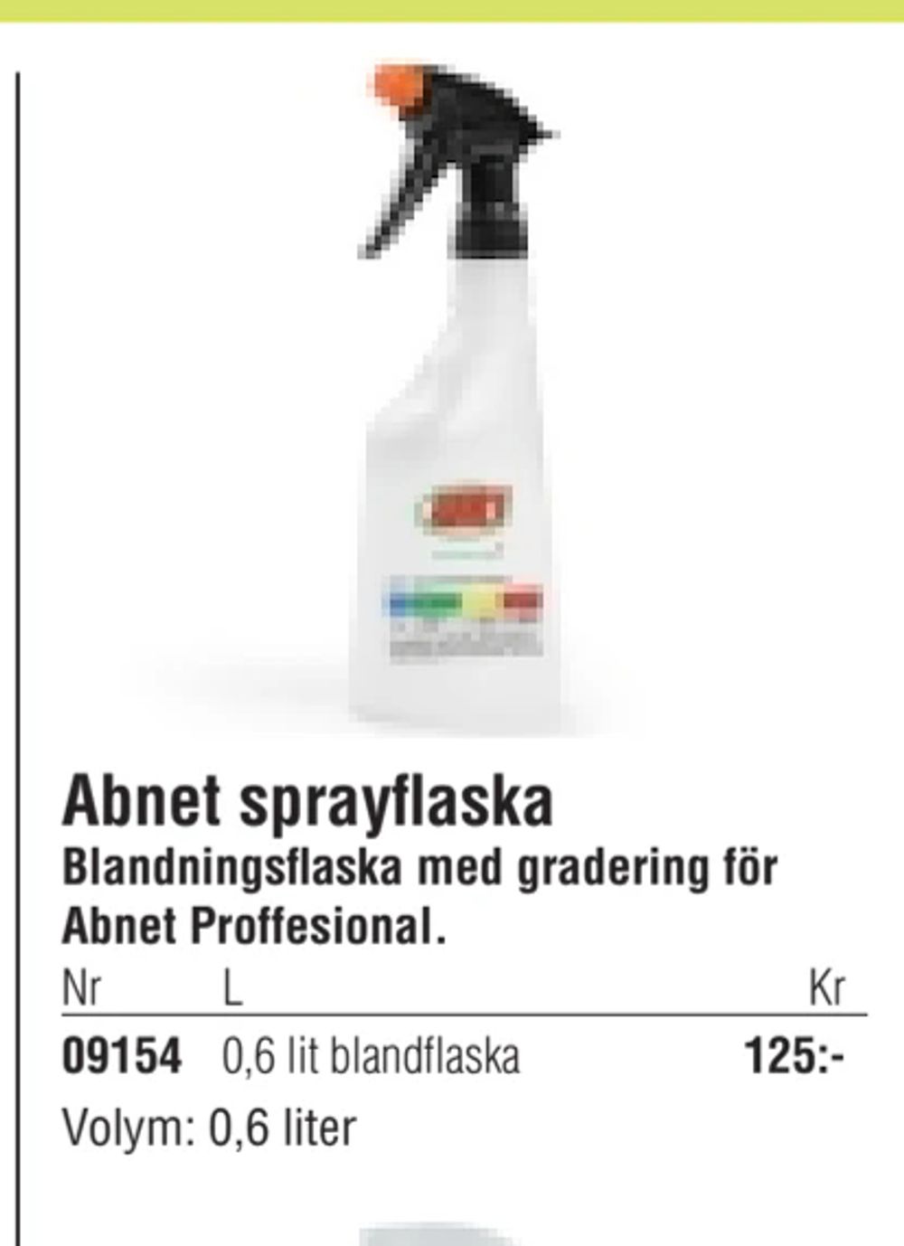 Erbjudanden på Abnet sprayflaska från Erlandsons Brygga för 125 kr