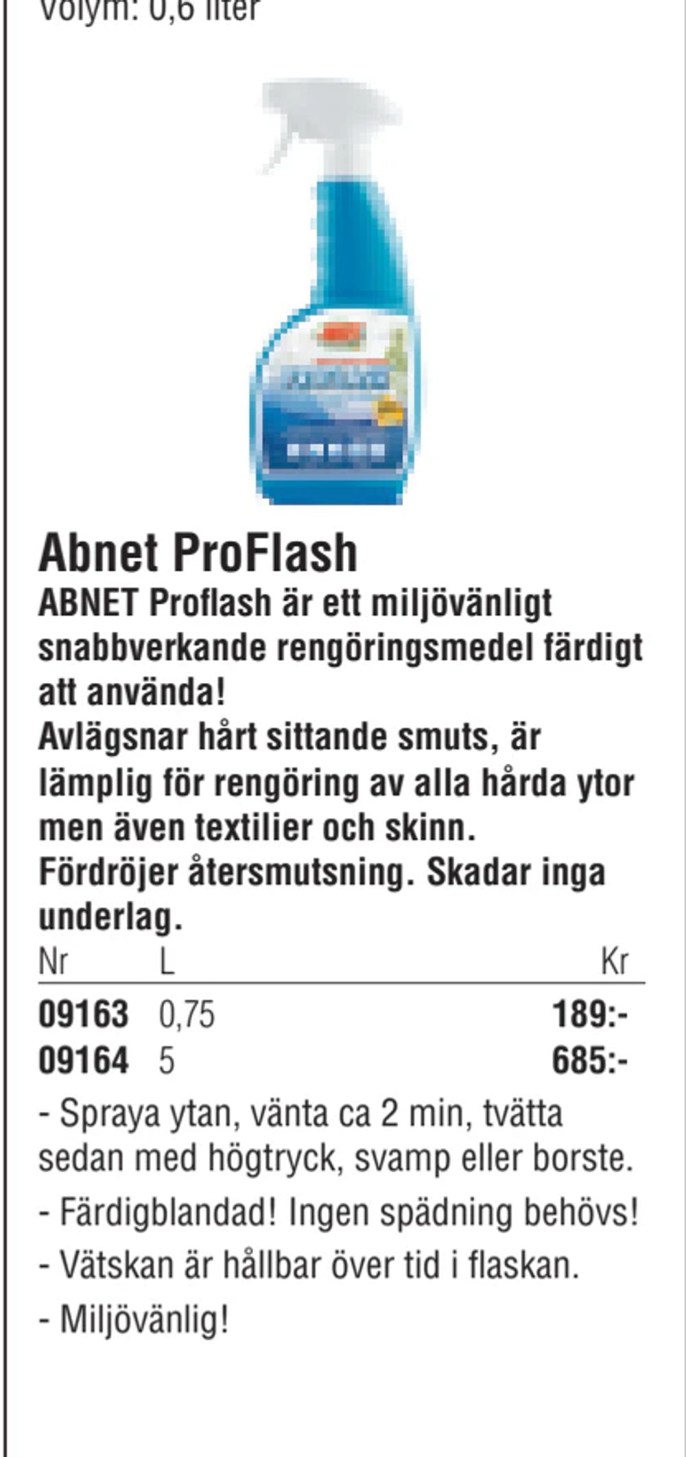 Erbjudanden på Abnet ProFlash från Erlandsons Brygga för 189 kr