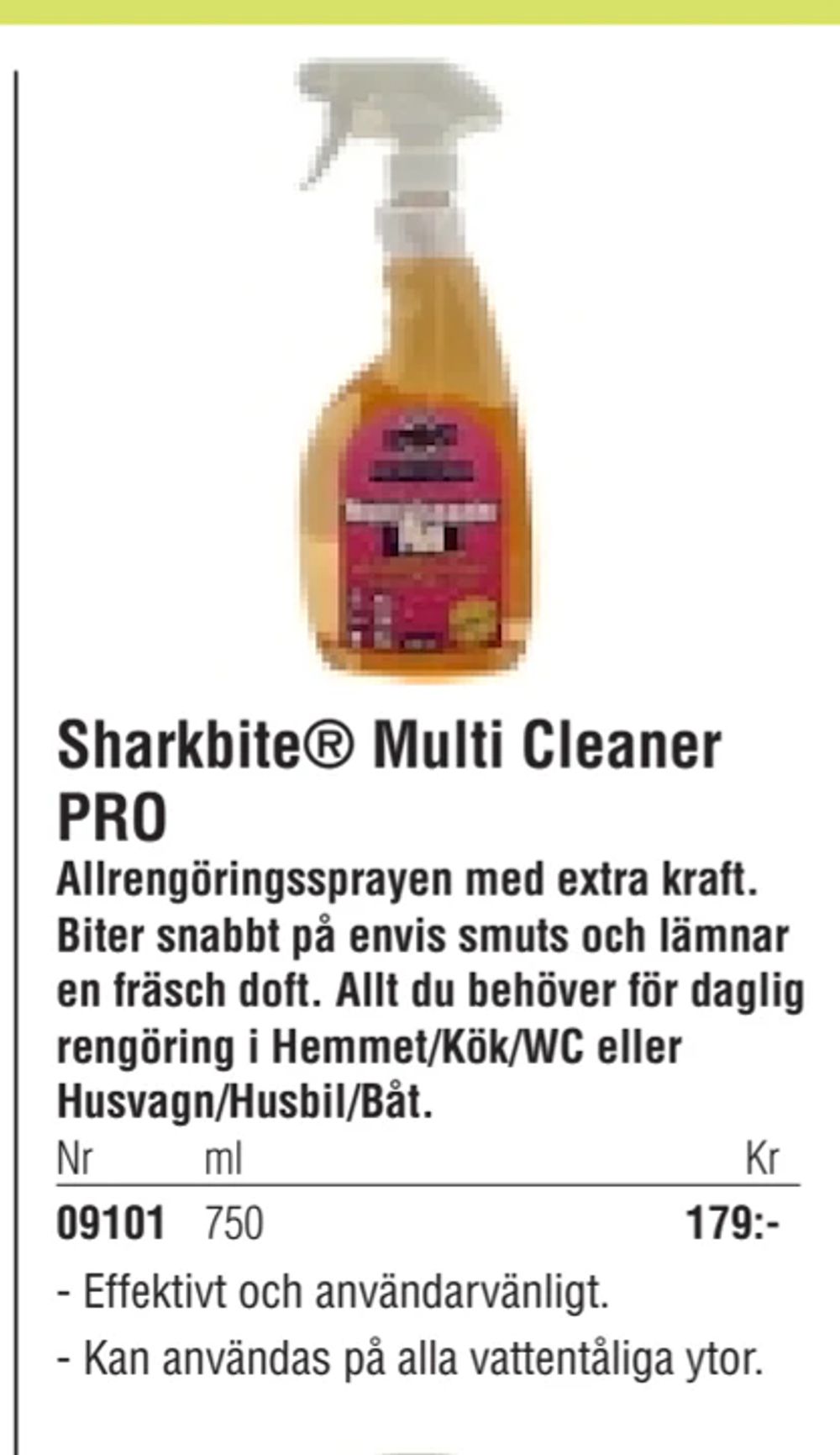 Erbjudanden på Sharkbite® Multi Cleaner PRO från Erlandsons Brygga för 179 kr