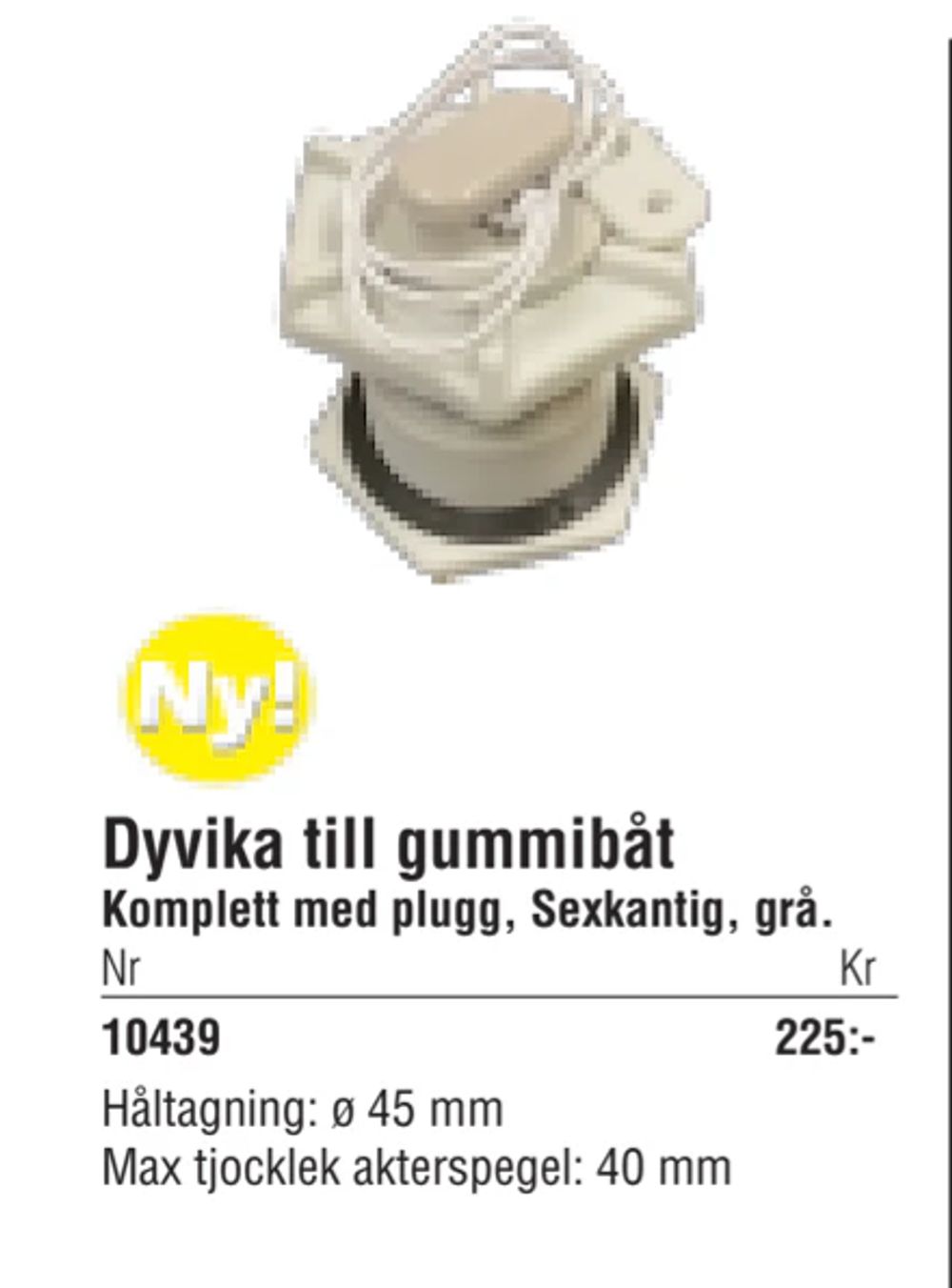 Erbjudanden på Dyvika till gummibåt från Erlandsons Brygga för 225 kr