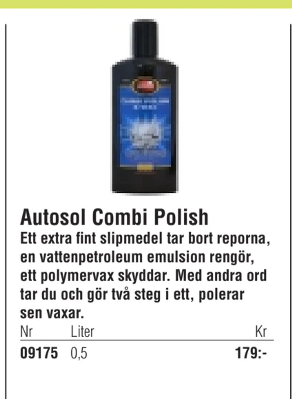 Erbjudanden på Autosol Combi Polish från Erlandsons Brygga för 179 kr