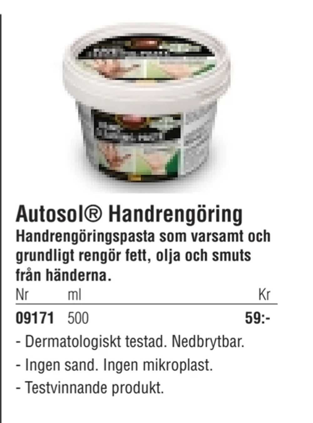 Erbjudanden på Autosol® Handrengöring från Erlandsons Brygga för 59 kr