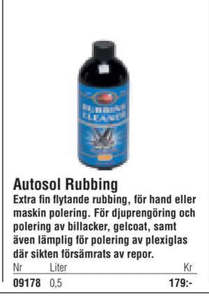 Autosol Rubbing