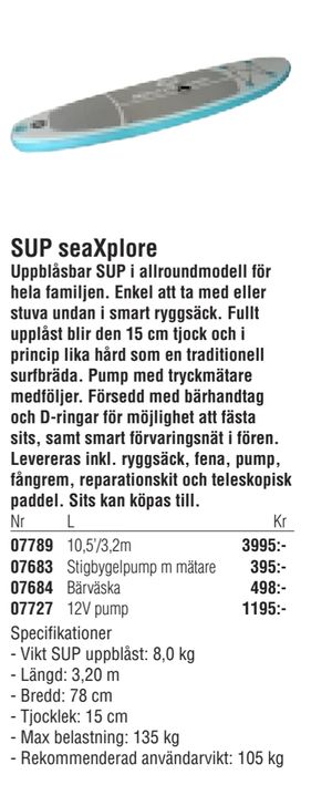 SUP seaXplore