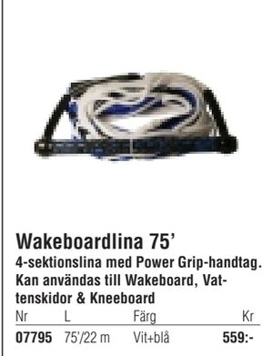 Wakeboardlina 75’