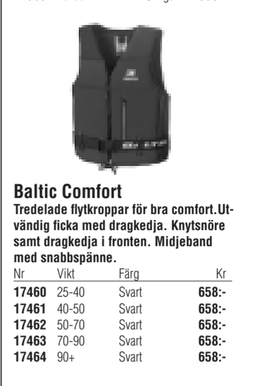 Erbjudanden på Baltic Comfort från Erlandsons Brygga för 658 kr