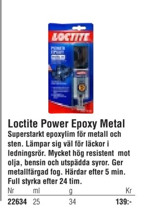 Loctite Power Epoxy Metal