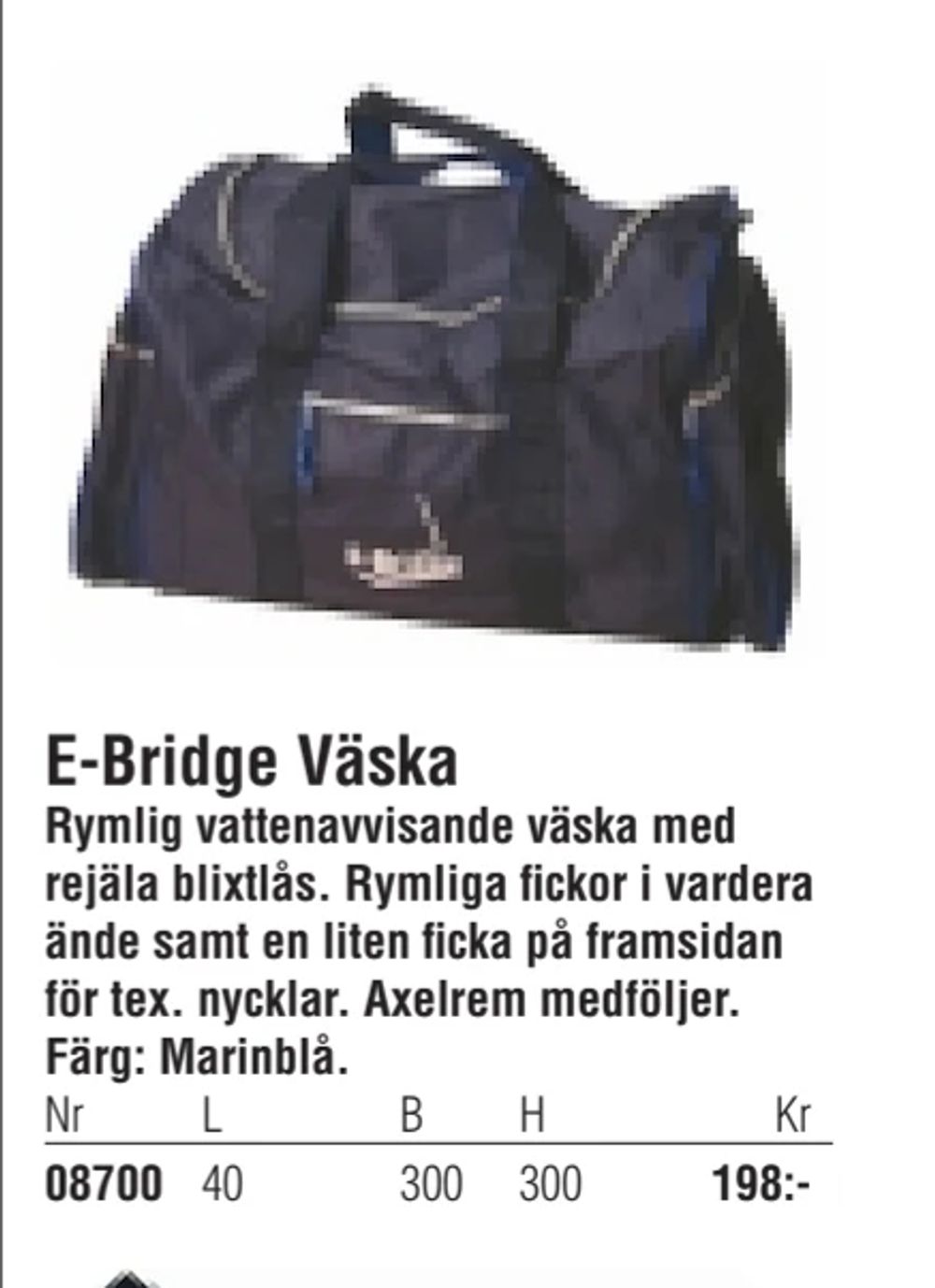 Erbjudanden på E-Bridge Väska från Erlandsons Brygga för 198 kr