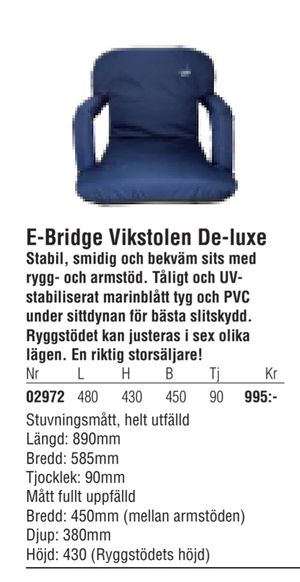 E-Bridge Vikstolen De-luxe