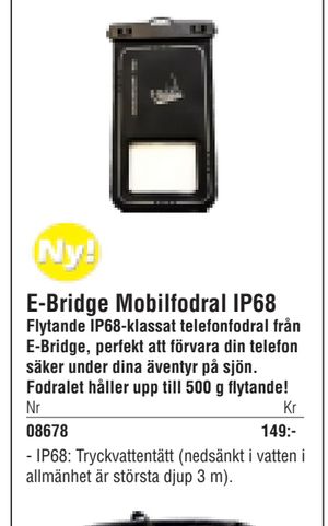 E-Bridge Mobilfodral IP68