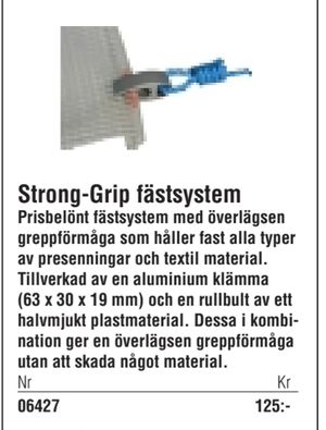 Strong-Grip fästsystem