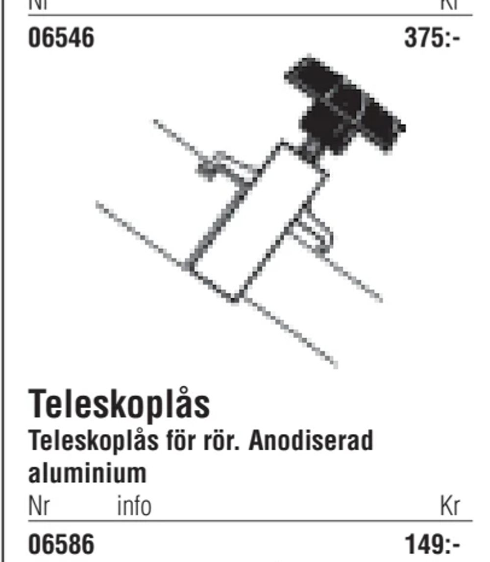 Erbjudanden på Teleskoplås från Erlandsons Brygga för 149 kr
