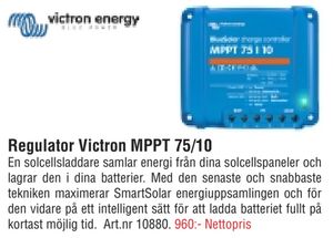 Regulator Victron MPPT 75/10