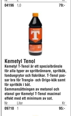 Kemetyl Tenol