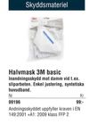 Halvmask 3M basic
