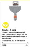 Spackel 3-pack