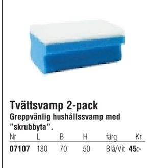 Tvättsvamp 2-pack