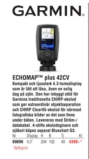 ECHOMAP™ plus 42CV
