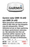 Garmin radar GMR 18 xHD och GMR 24 xHD