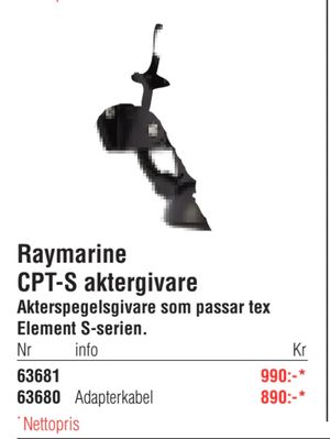 Raymarine CPT-S aktergivare
