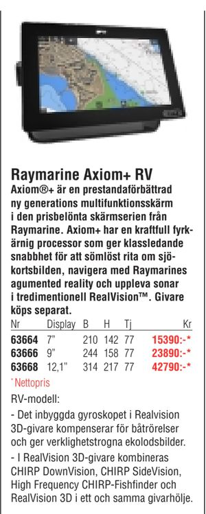 Raymarine Axiom+ RV