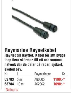 Raymarine Raynetkabel