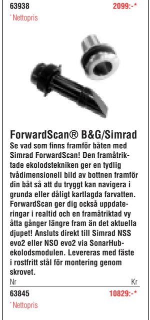 ForwardScan® B&G/Simrad