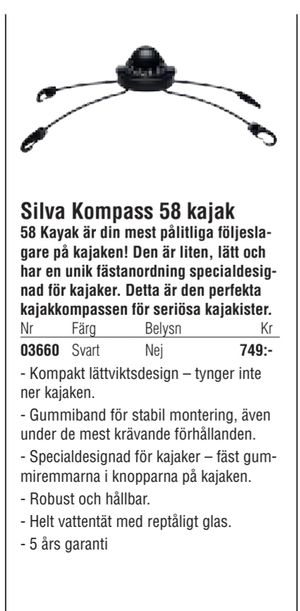 Silva Kompass 58 kajak