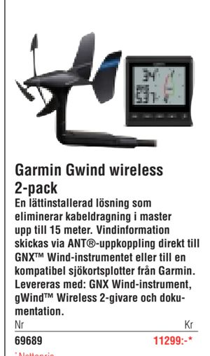 Garmin Gwind wireless 2-pack