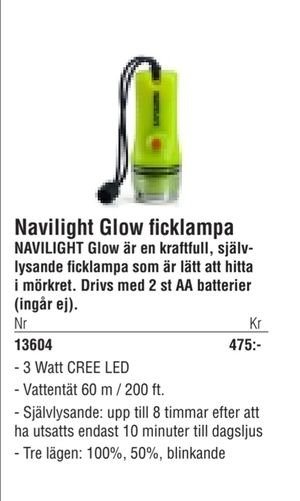 Navilight Glow ficklampa