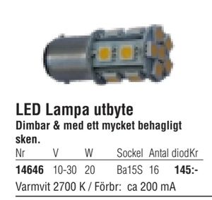 LED Lampa utbyte