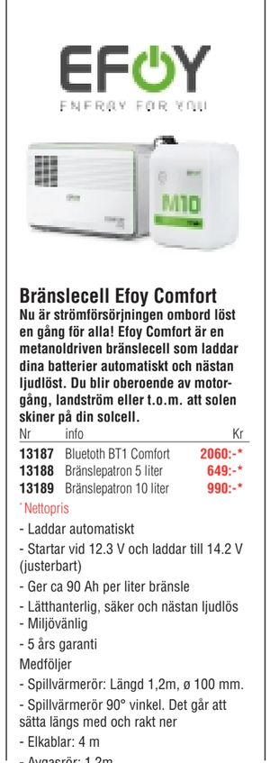 Bränslecell Efoy Comfort