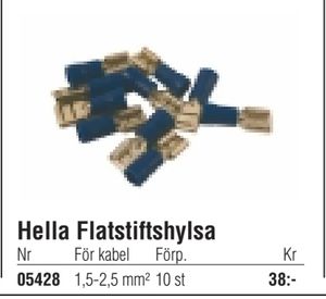 Hella Flatstiftshylsa