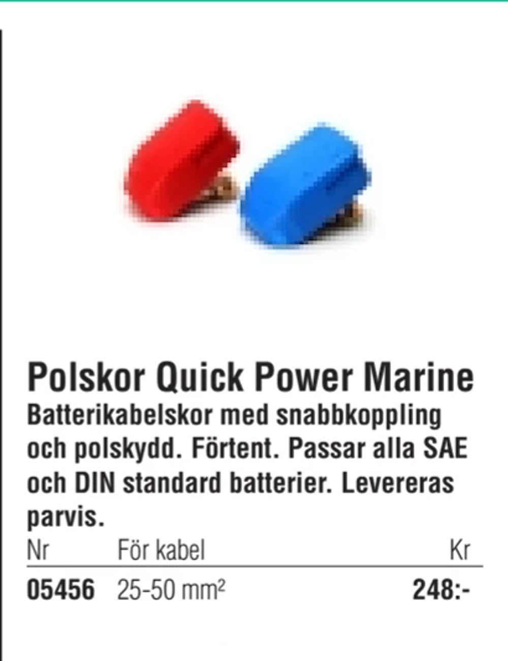 Erbjudanden på Polskor Quick Power Marine från Erlandsons Brygga för 248 kr