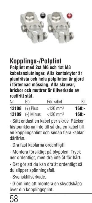 Kopplings-/Polplint