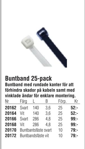 Buntband 25-pack