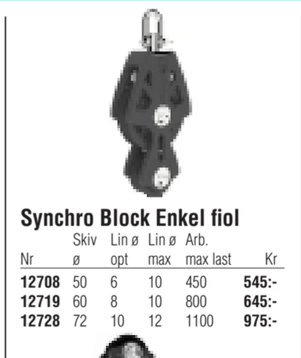Erbjudanden på Synchro Block Enkel fiol från Erlandsons Brygga för 545 kr