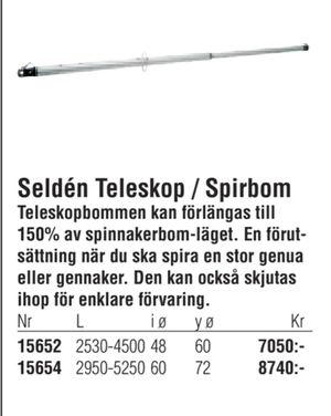 Seldén Teleskop / Spirbom