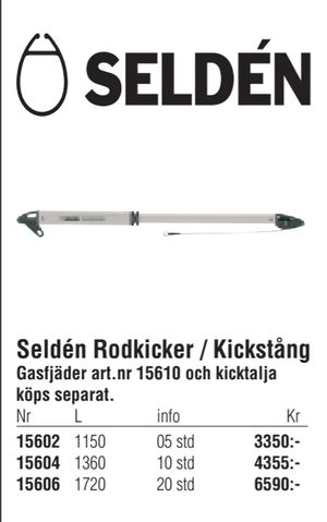 Seldén Rodkicker / Kickstång