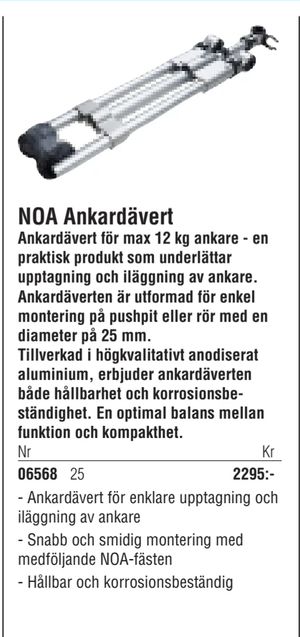 NOA Ankardävert