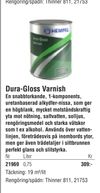 Dura-Gloss Varnish