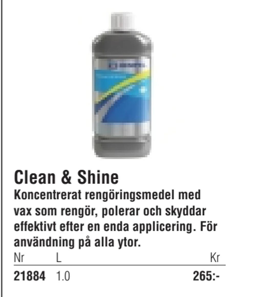 Erbjudanden på Clean & Shine från Erlandsons Brygga för 265 kr