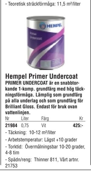 Hempel Primer Undercoat