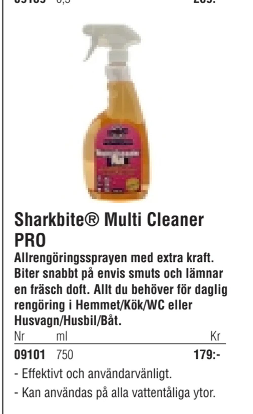 Erbjudanden på Sharkbite® Multi Cleaner PRO från Erlandsons Brygga för 179 kr