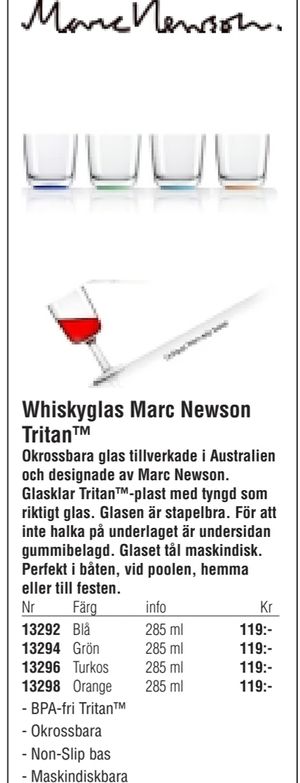 Whiskyglas Marc Newson Tritan™