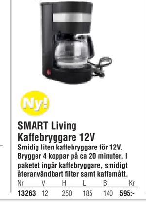 SMART Living Kaffebryggare 12V